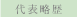 代表略歴